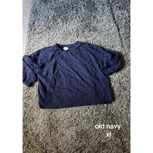 Navy sweatshirt